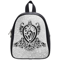 Diamond Bling Lion Small School Backpack