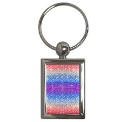 Rainbow Of Colors, Bling And Glitter Key Chain (rectangle) by artattack4all