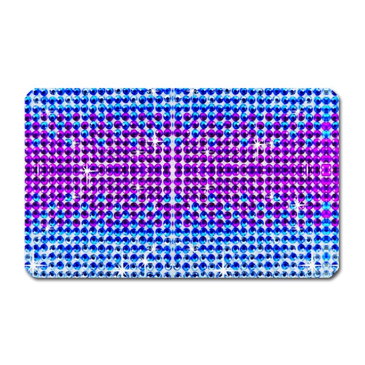 Rainbow of Colors, Bling and Glitter Large Sticker Magnet (Rectangle)