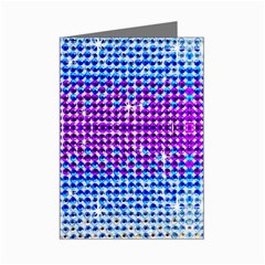 Rainbow Of Colors, Bling And Glitter Small Greeting Card