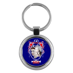 Queen Elizabeth 2012 Jubilee Year Key Chain (round) by artattack4all