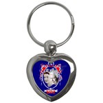 Queen Elizabeth 2012 Jubilee Year Key Chain (Heart) Front
