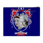 Queen Elizabeth 2012 Jubilee Year Extra Large Makeup Purse Back