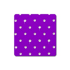 Royal Purple Sparkle Bling Large Sticker Magnet (square) by artattack4all