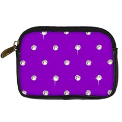 Royal Purple Sparkle Bling Compact Camera Case