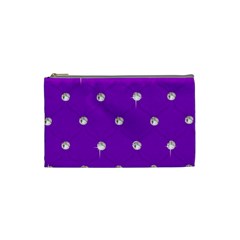 Royal Purple Sparkle Bling Small Makeup Purse