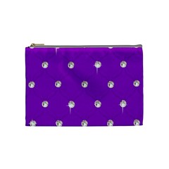 Royal Purple Sparkle Bling Medium Makeup Purse by artattack4all