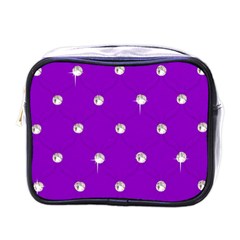 Royal Purple Sparkle Bling Single-sided Cosmetic Case by artattack4all