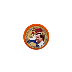 King Willem-alexander Mini Button (round) by artattack4all