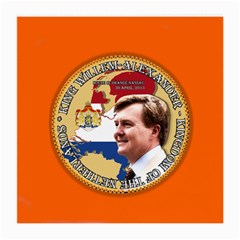 King Willem-alexander Twin-sided Large Glasses Cleaning Cloth by artattack4all