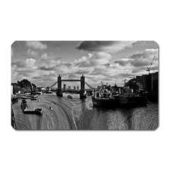 River Thames Waterfall Large Sticker Magnet (rectangle) by Londonimages