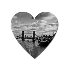 River Thames Waterfall Large Sticker Magnet (heart) by Londonimages