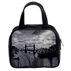 River Thames Waterfall Twin-sided Satched Handbag by Londonimages