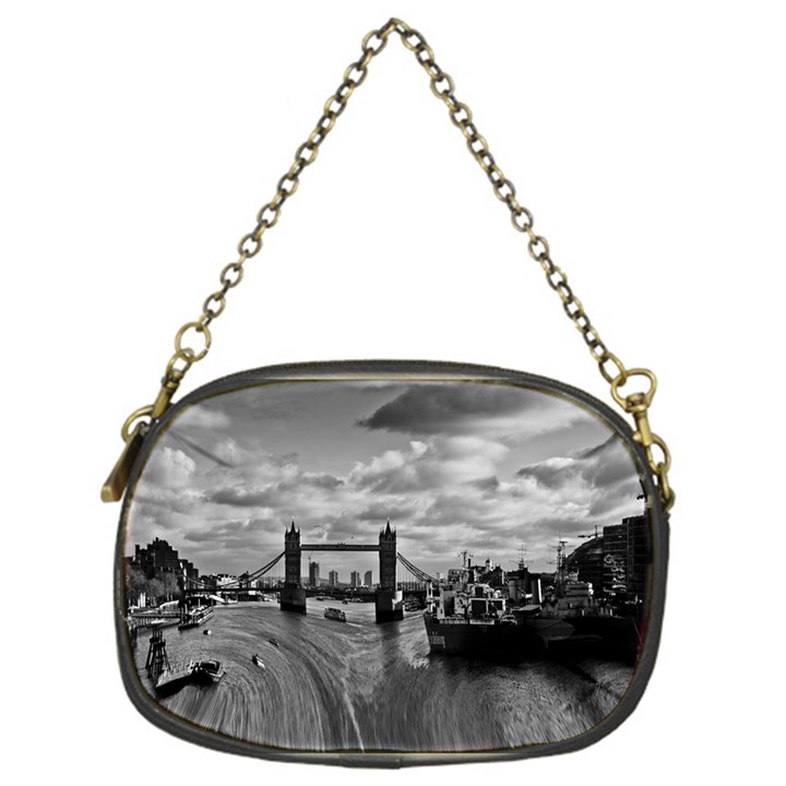 River Thames Waterfall Single-sided Evening Purse