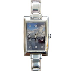 Thames Waterfall Color Classic Elegant Ladies Watch (rectangle) by Londonimages