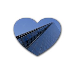 The Shard London Rubber Drinks Coaster (heart) by Londonimages