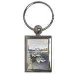 River Thames Art Key Chain (Rectangle)