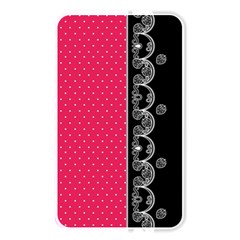 Lace Dots With Black Pink Memory Card Reader (rectangular) by strawberrymilk