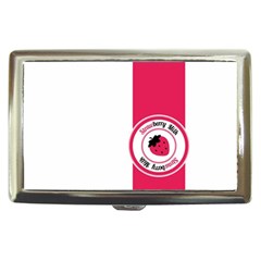 Brand Ribbon Pink With White Cigarette Money Case