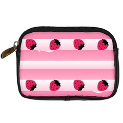 Strawberry Cream Cake Digital Camera Leather Case