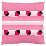 Strawberry Cream Cake Large Cushion Case (Two Sides) Front