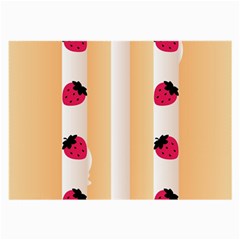 Origin Strawberry Cream Cake Glasses Cloth (large, Two Sides)