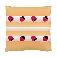 Origin Strawberry Cream Cake Cushion Case (one Side) by strawberrymilk