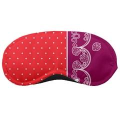 Lace Dots With Violet Rose Sleeping Mask by strawberrymilk