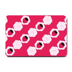 Cake Top Pink Small Doormat by strawberrymilk