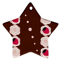 Cake Top Choco Ornament (star) by strawberrymilk