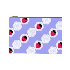 Cake Top Blueberry Cosmetic Bag (large) by strawberrymilk