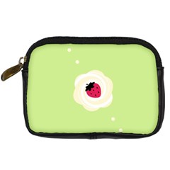 Cake Top Lime Digital Camera Leather Case by strawberrymilk