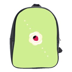 Cake Top Lime School Bag (large) by strawberrymilk