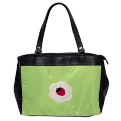 Cake Top Lime Oversize Office Handbag (one Side) by strawberrymilk