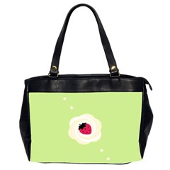 Cake Top Lime Oversize Office Handbag (two Sides) by strawberrymilk