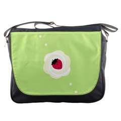 Cake Top Lime Messenger Bag by strawberrymilk