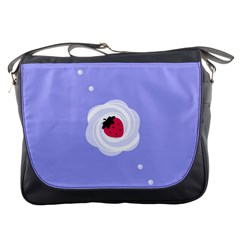 Cake Top Purple Messenger Bag by strawberrymilk