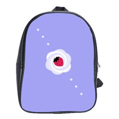 Cake Top Purple School Bag (xl) by strawberrymilk