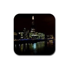 The Shard And Southbank London 4 Pack Rubber Drinks Coaster (square) by Londonimages
