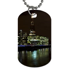 The Shard And Southbank London Single-sided Dog Tag by Londonimages