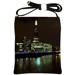 The Shard And Southbank London Cross Shoulder Sling Bag by Londonimages