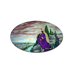 Jesus Overlooking Jerusalem By Ave Hurley  10 Pack Sticker (oval) by ArtRave2