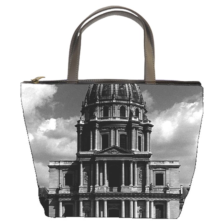 Vintage France Paris Church Saint Louis des Invalides Bucket Handbag