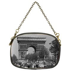 Vintage France Paris Triumphal Arch 1970 Single-sided Evening Purse by Vintagephotos