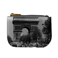 Vintage France Paris Triumphal Arch 1970 Coin Change Purse by Vintagephotos