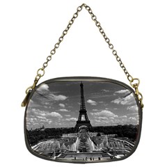 Vintage France Paris Fontain Chaillot Tour Eiffel 1970 Twin-sided Evening Purse by Vintagephotos