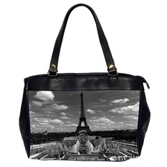 Vintage France Paris Fontain Chaillot Tour Eiffel 1970 Twin-sided Oversized Handbag by Vintagephotos