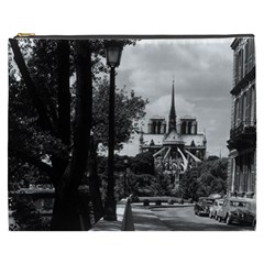 Vintage France Paris notre dame saint louis island 1970 Cosmetic Bag (XXXL)