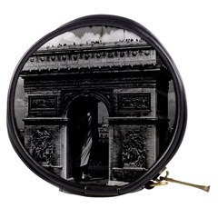 Vintage France Paris Triumphal Arch  Place De L etoile Mini Makeup Case