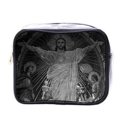 Vintage France Paris Sacre Coeur Basilica Dome Jesus Single-sided Cosmetic Case